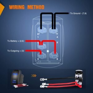 Rear Lights Rockers Switch